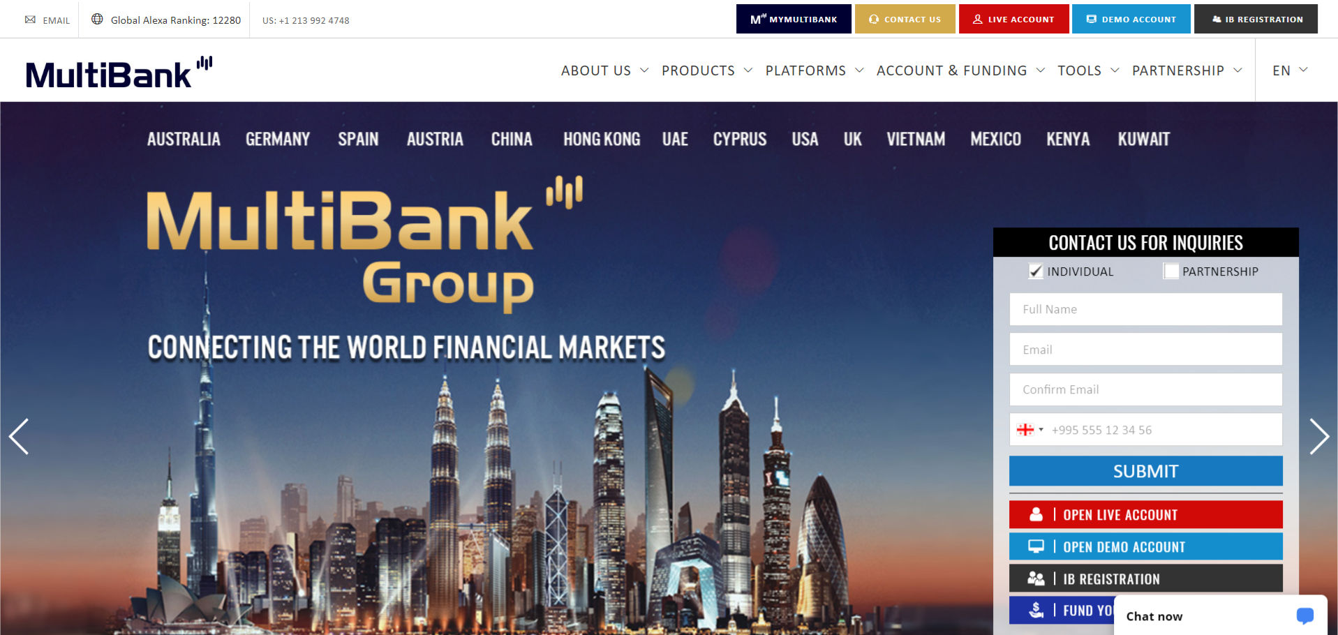 Multibank top Forex broker