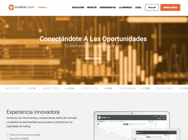 Echemos un vistazo a Tradear.com
