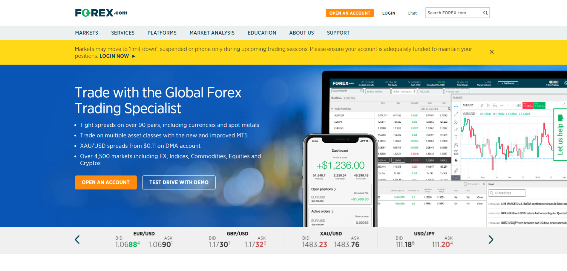 Forex.com Meilleurs brokers Forex