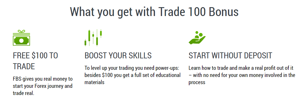 TRADE 100 BONUS — WORK OUT FOR MORE, fbs sign up bonus.