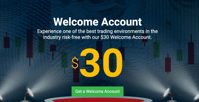 Tickmill $30 Welcome Account