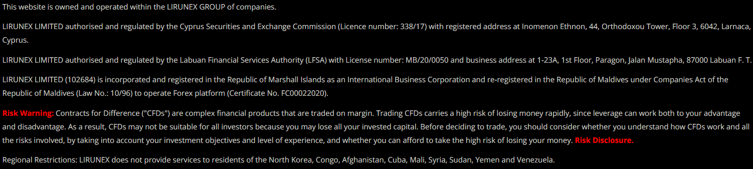 lirunex license