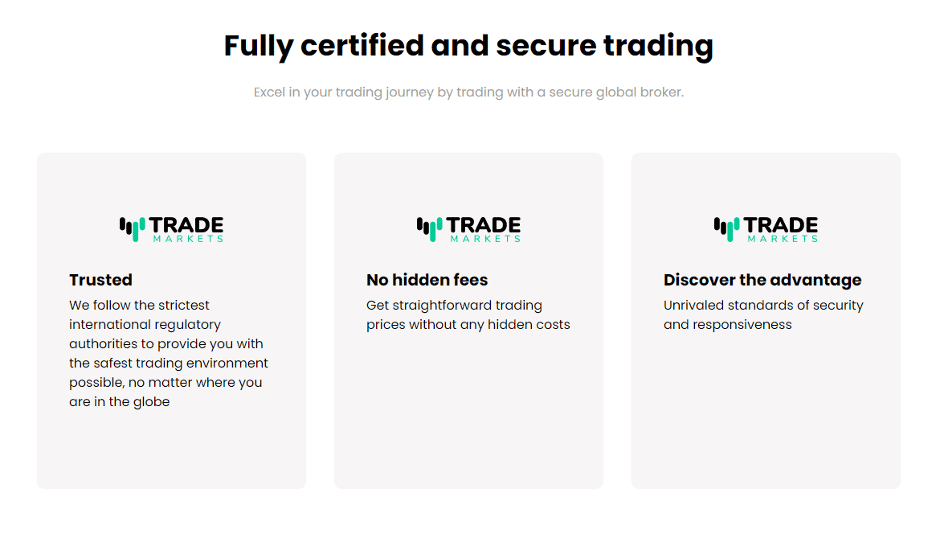 trade securely with TradeMarkets