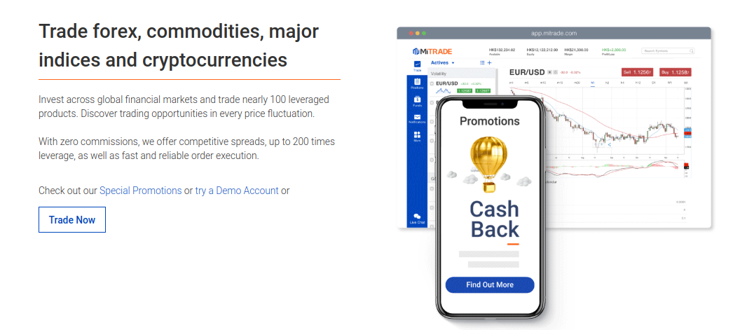 Mitrade Forex broker